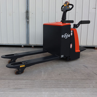 Transpaleta eléctrica con motor de CA para transporte de carga con radio de giro pequeño
