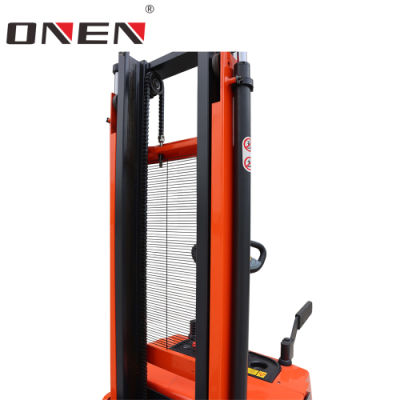 Seguridad duradera 1500-2000 kg almacén eléctrico industrial carretilla elevadora de batería de alto alcance con ISO14001/9001 TUV GS CE probado