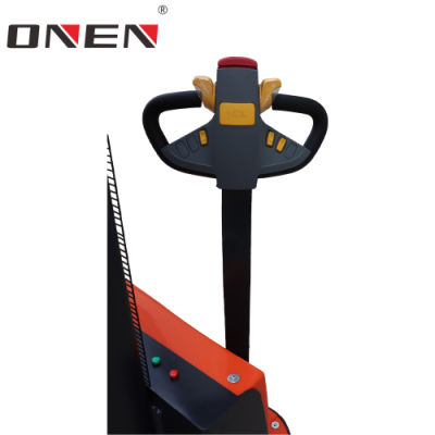 Venta de fábrica OEM Heavy Duty Electric Pallet Lift Truck con puerto de cargador de batería externo