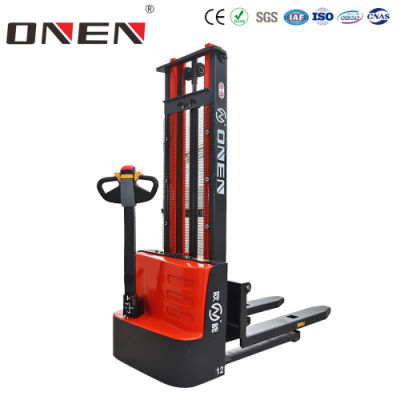 Manipulación de materiales de calidad 1000 -1500 kg Apilador de walkie eléctrico para la venta